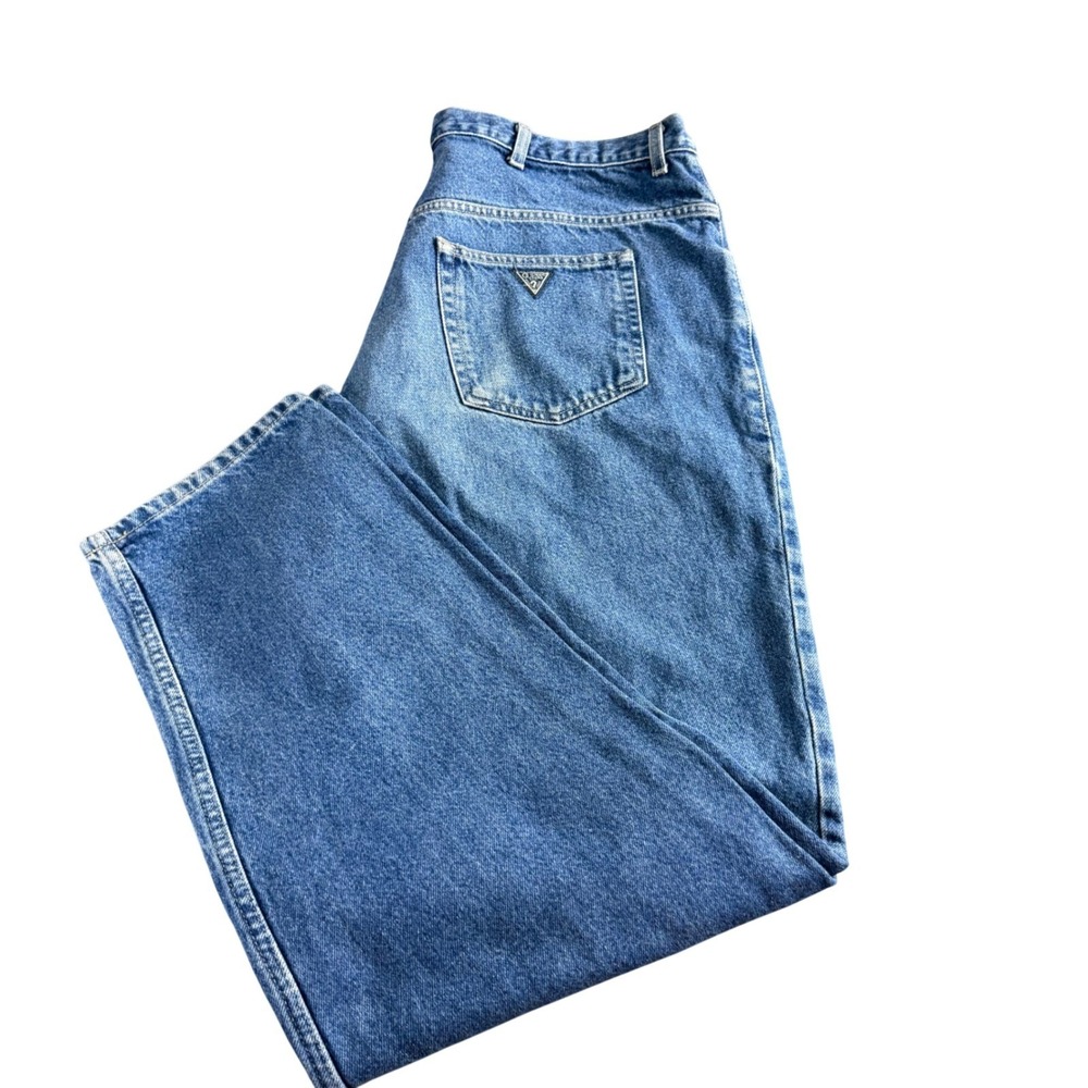 Vintage Guess Jeans Mens 40x32 Blue Denim Relaxed Straight Leg 90s AST075 32